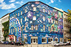 ”Space Mural” by Marina Zumi, Berlin (Photo: Dragana Barjaktarević)